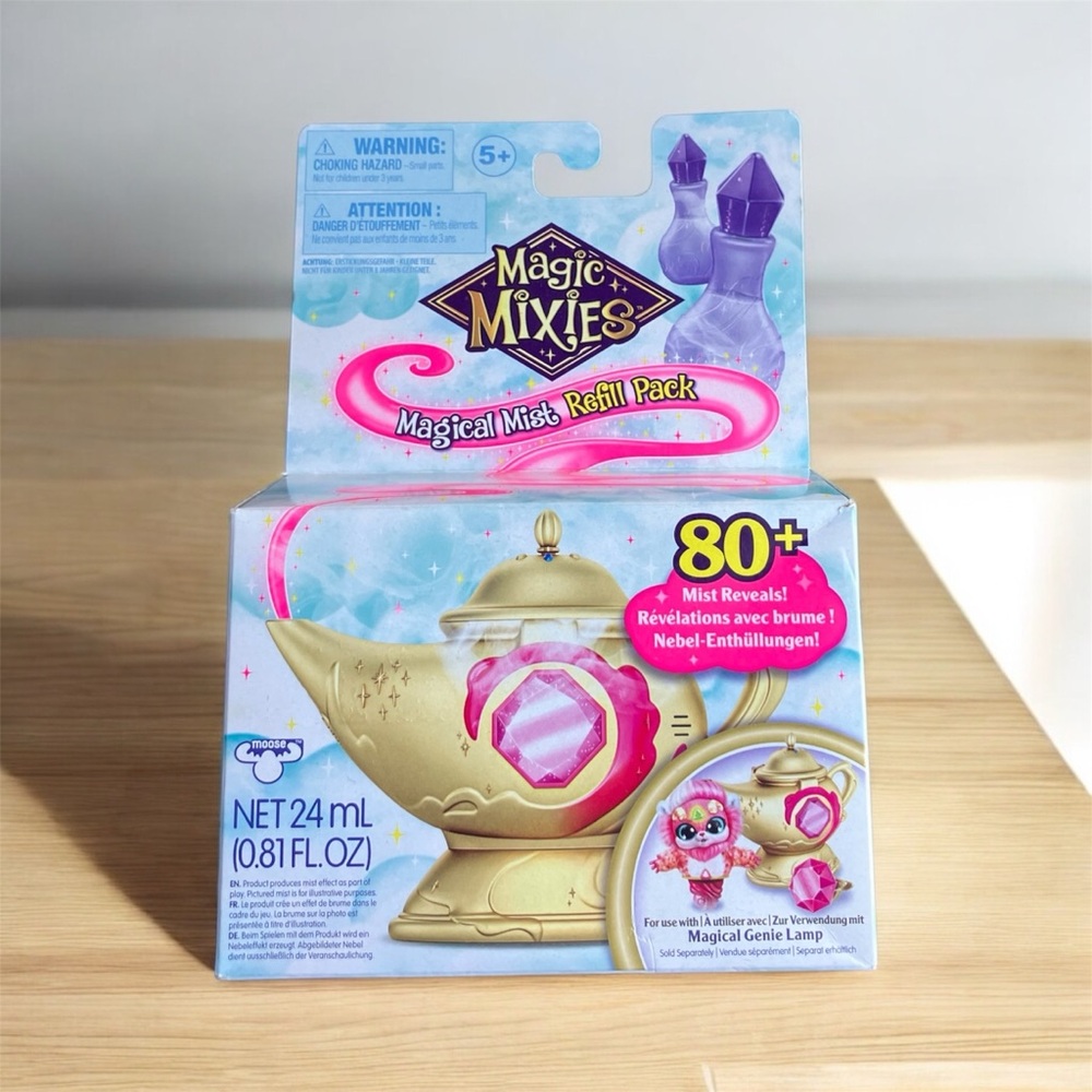 NEW Magic Mixies Magical Mist Set 2 Refill Vial Genie Lamp 80+ Mist Reveal Toy